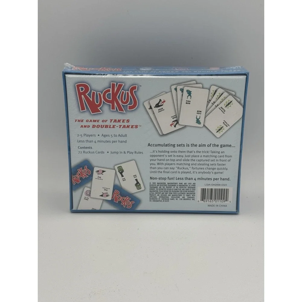 Ruckus by Imagination Games Family Card Game Night‎ Fun New Sealed Box